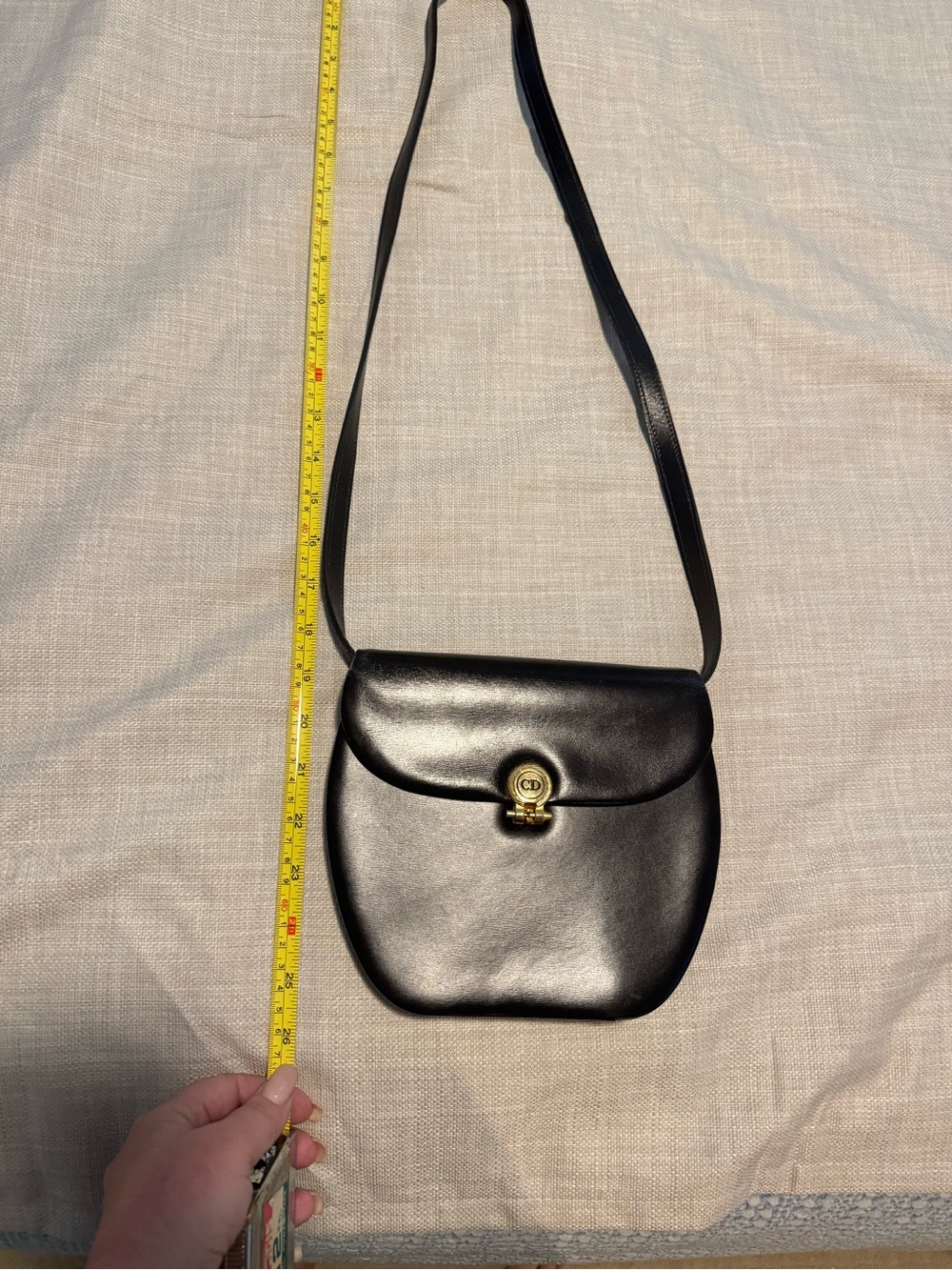 Dior Black Mini Bag with Gold Accent - Picture 6 of 11
